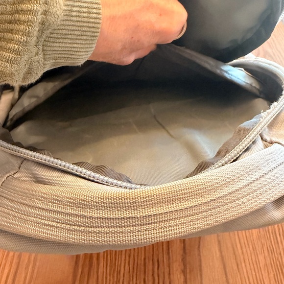 The North Face Gray Jester Backpack with teal accents - Picture 12 of 12